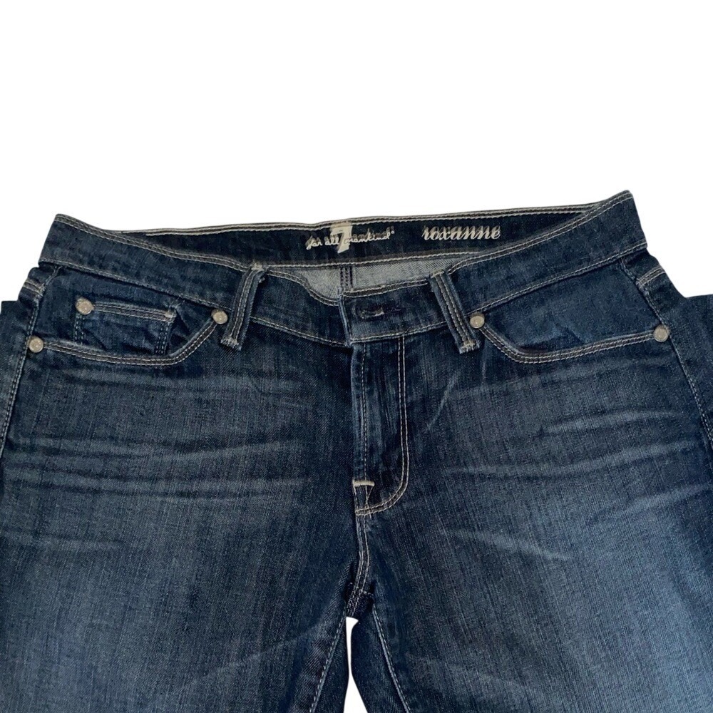 7 For All Mankind Roxanne Bootcut Jeans Dark Wash Size 28 Women